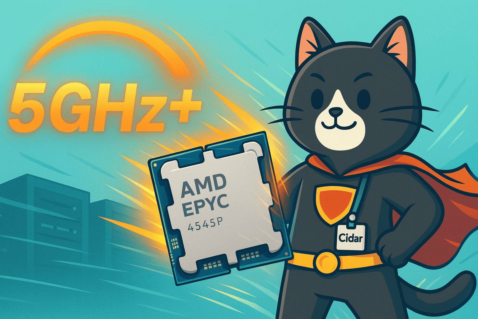 AMD EPYC 4545P 服务器图示