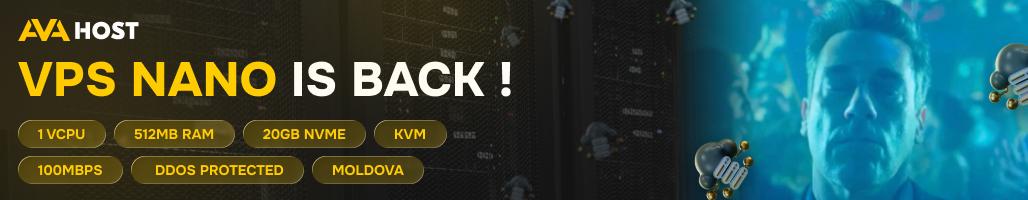 Ava.hosting Nano VPS 促销图片