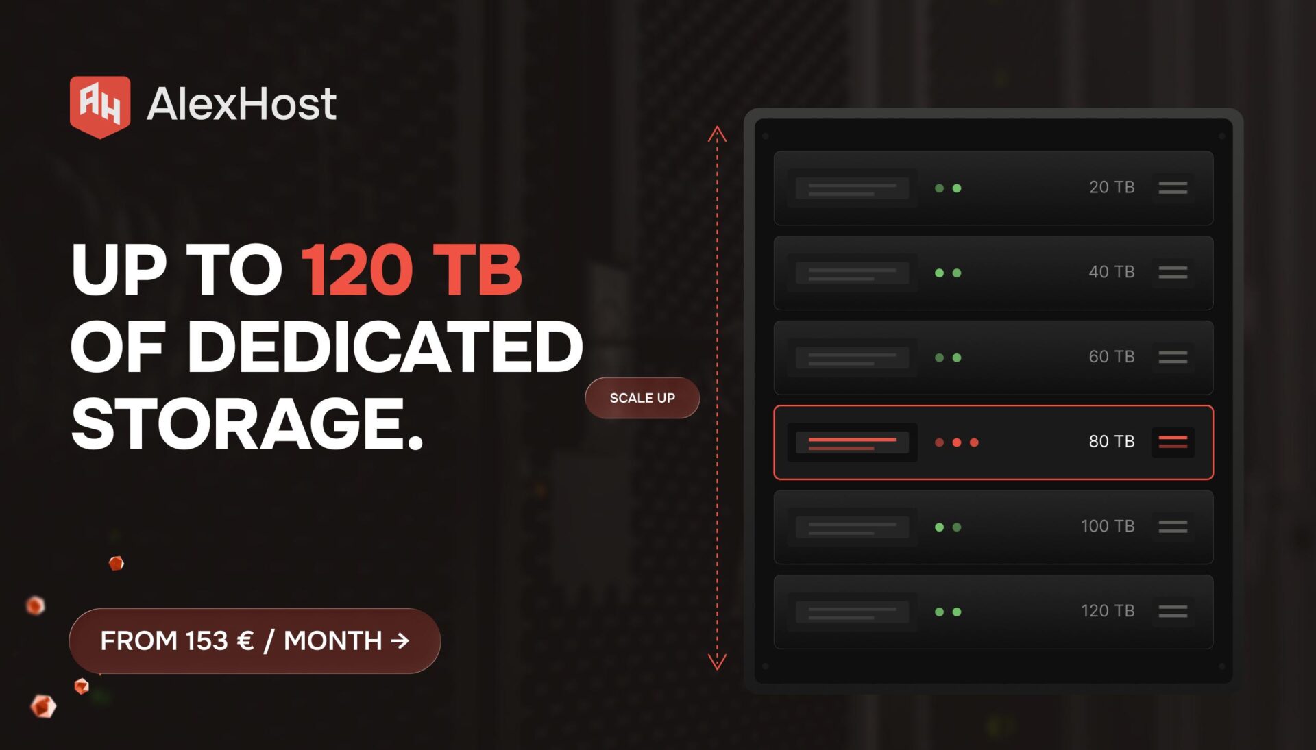 AlexHost 存储型独立服务器